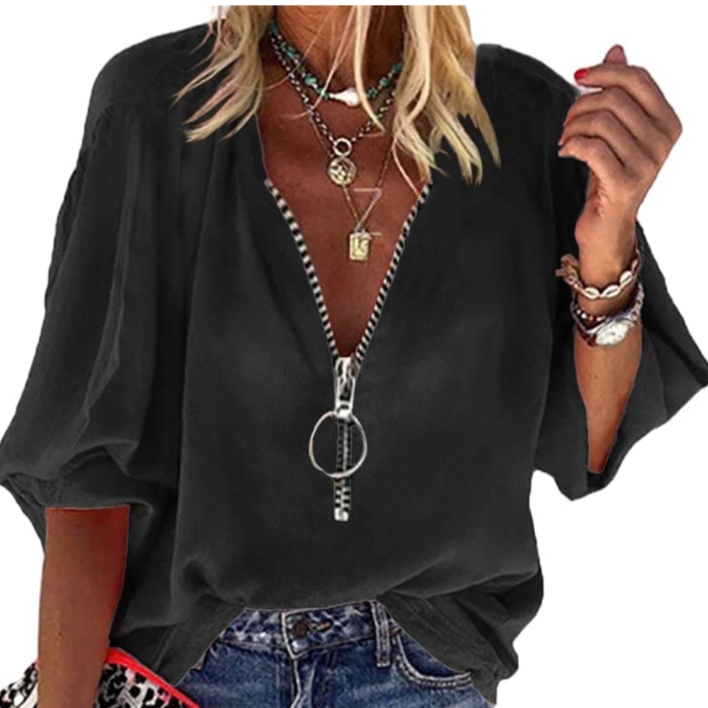 V neck Blouse - Top